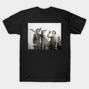 Farmers Drinking Beer, 1941. Vintage Photo T-Shirt